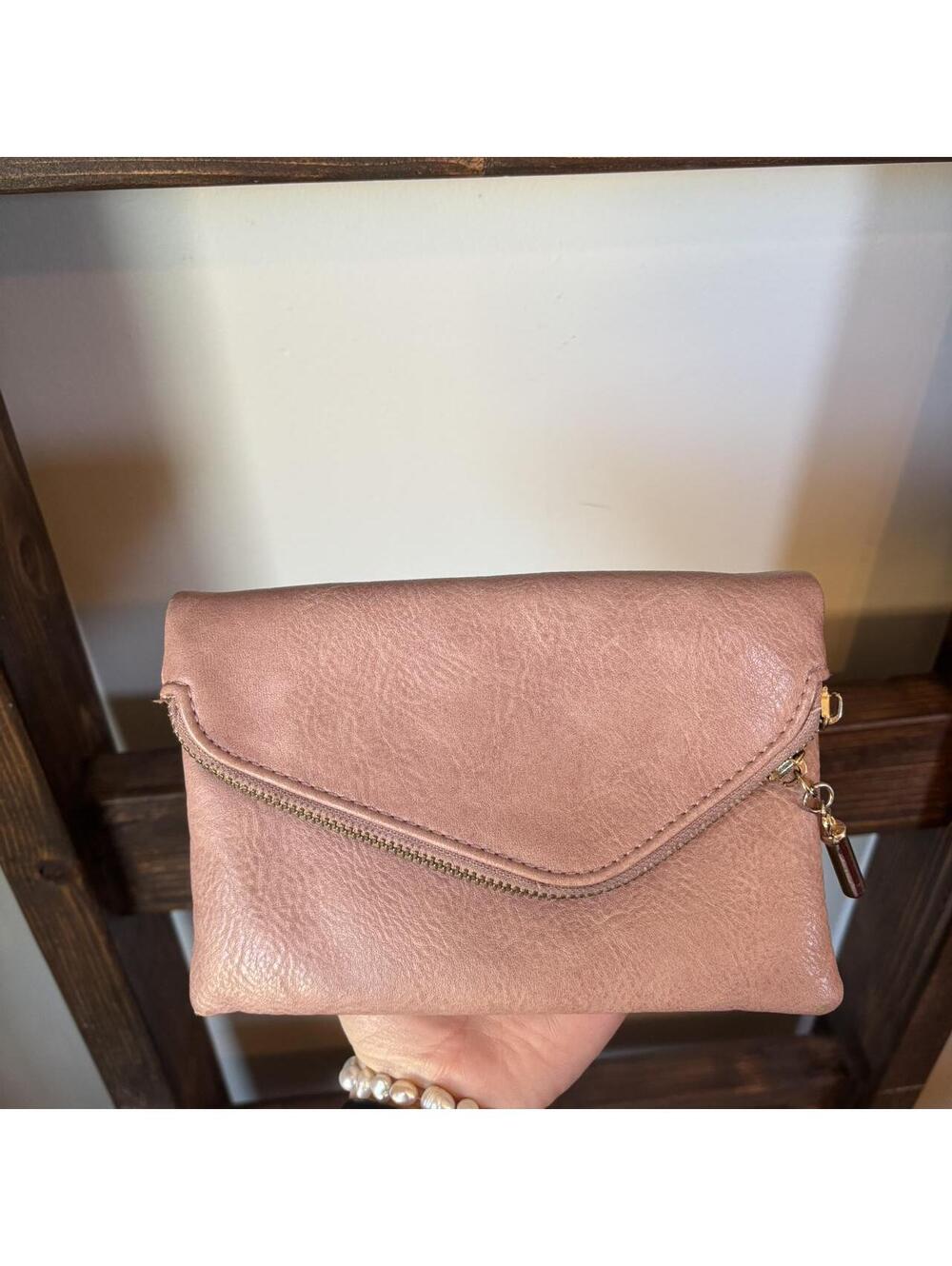 Francesca’s Pink Clutch Bag